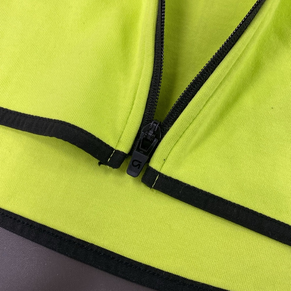 NWT Neon Yellow/ Green Youth XXL 14-16 Gap Fit Zip Up Jacket - Picture 6 of 7
